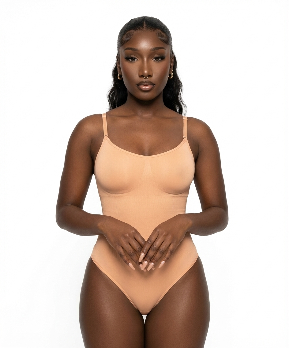 Shapewear Bodysuit – Tummy Control, Adjustable Straps