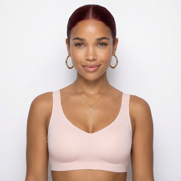 Seamless Sculpt Crop Bra — Wireless with Removable Pads