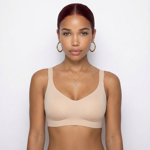 Seamless Sculpt Crop Bra — Wireless with Removable Pads