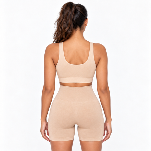 SIKAVIA High-Waist Faja Shapewear Shorts - Tummy Control & Butt Lift