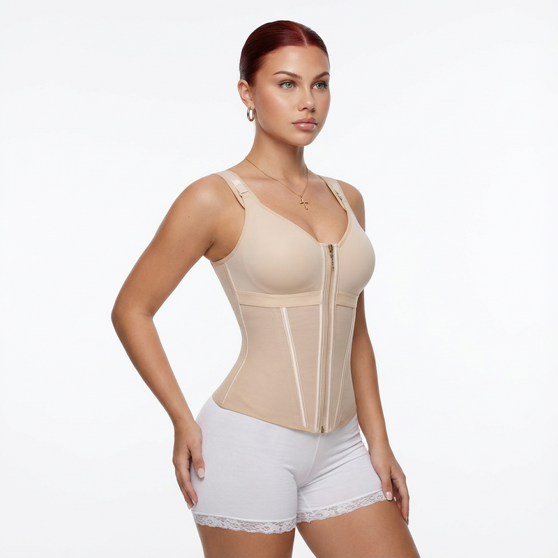 High-Compression Sculpt Vest - Waist Trainer Cincher for Women
