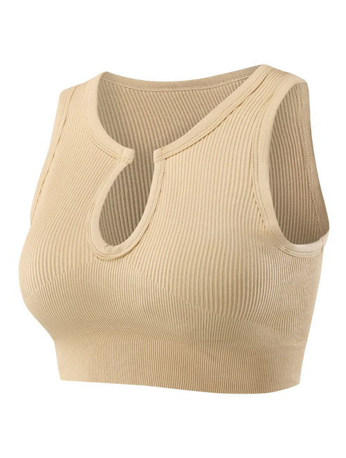 sikavia Breathable Comfortable Up Crop Top