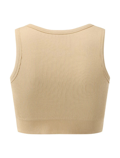 sikavia Breathable Comfortable Up Crop Top