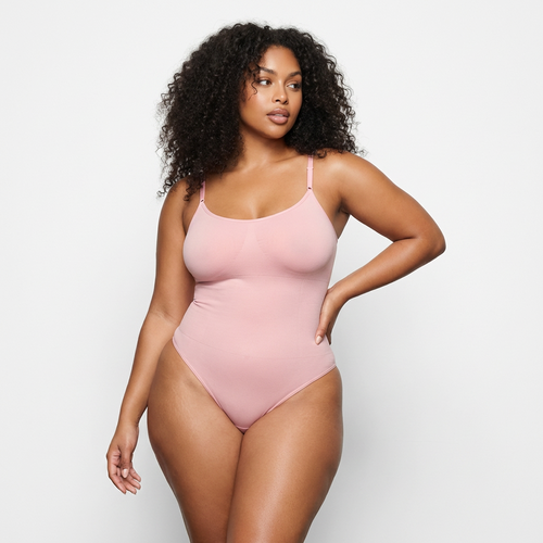 Shapewear Bodysuit - Tummy Control Thong with Adjustable Straps