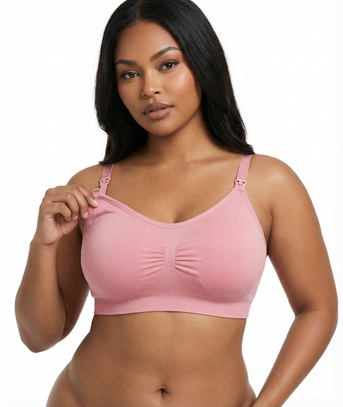 Seamless Nursing Bra - Wireless Maternity Bra with Easy-Access Clips – piece 1