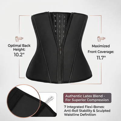 Waist Trainer for Women – Latex Underbust Tummy Control Corset