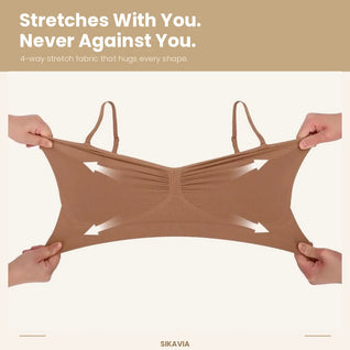 Seamless Nursing Bra - Wireless Maternity Bra with Easy-Access Clips