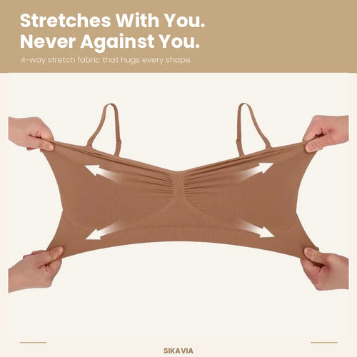 Seamless Nursing Bra - Wireless Maternity Bra with Easy-Access Clips