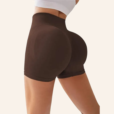 Sikavia Peach Scrunch Shorts